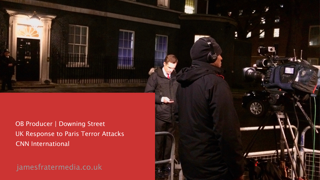 James Frater Media Paris Attacks UK Media