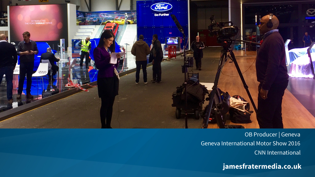 James Frater Media CNN Geneva International Motor Show
